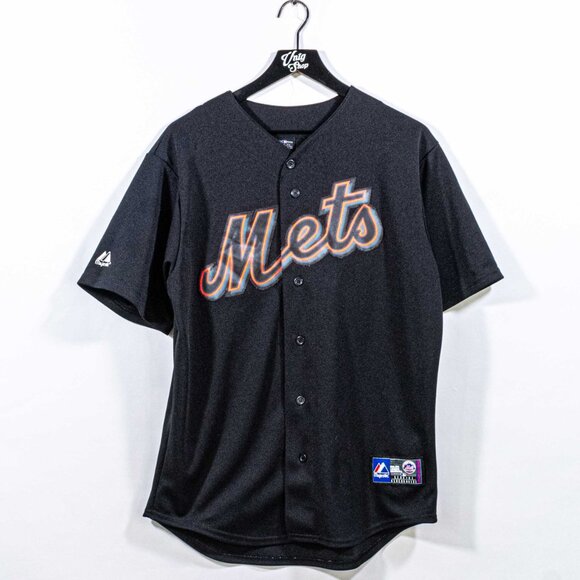 New York Mets David Wright Alternate Jersey Majestic Made in USA Medium MLB - Picture 2 of 10